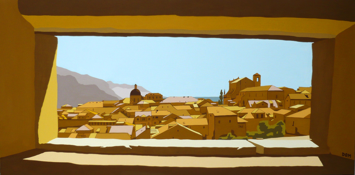Dubrovnik peinture de Dominique Massot
