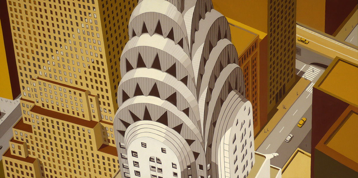 Chrysler Building painting from Dominique Massot