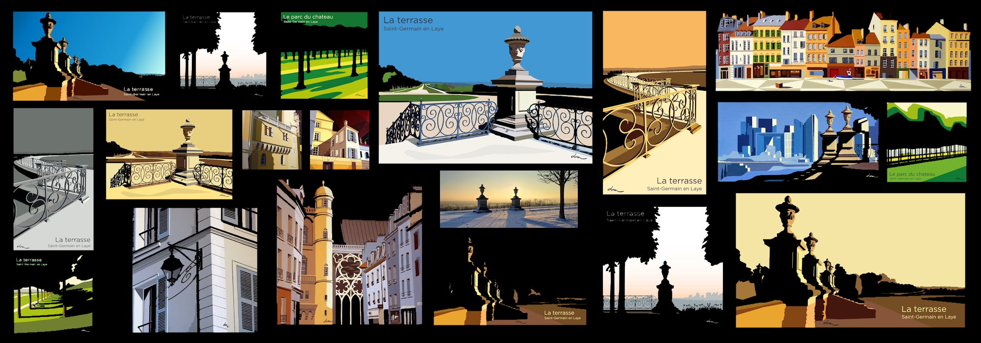 Tableaux sur Saint-Germain en Laye